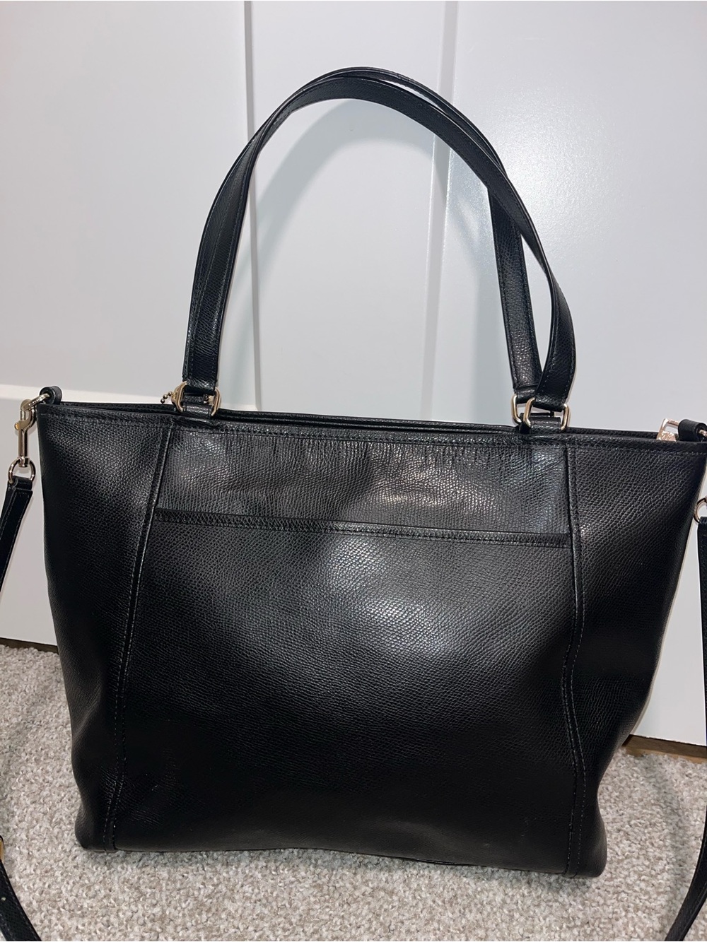 Coach Crossgrain Leather Pocket Tote - Picture 10 of 10
